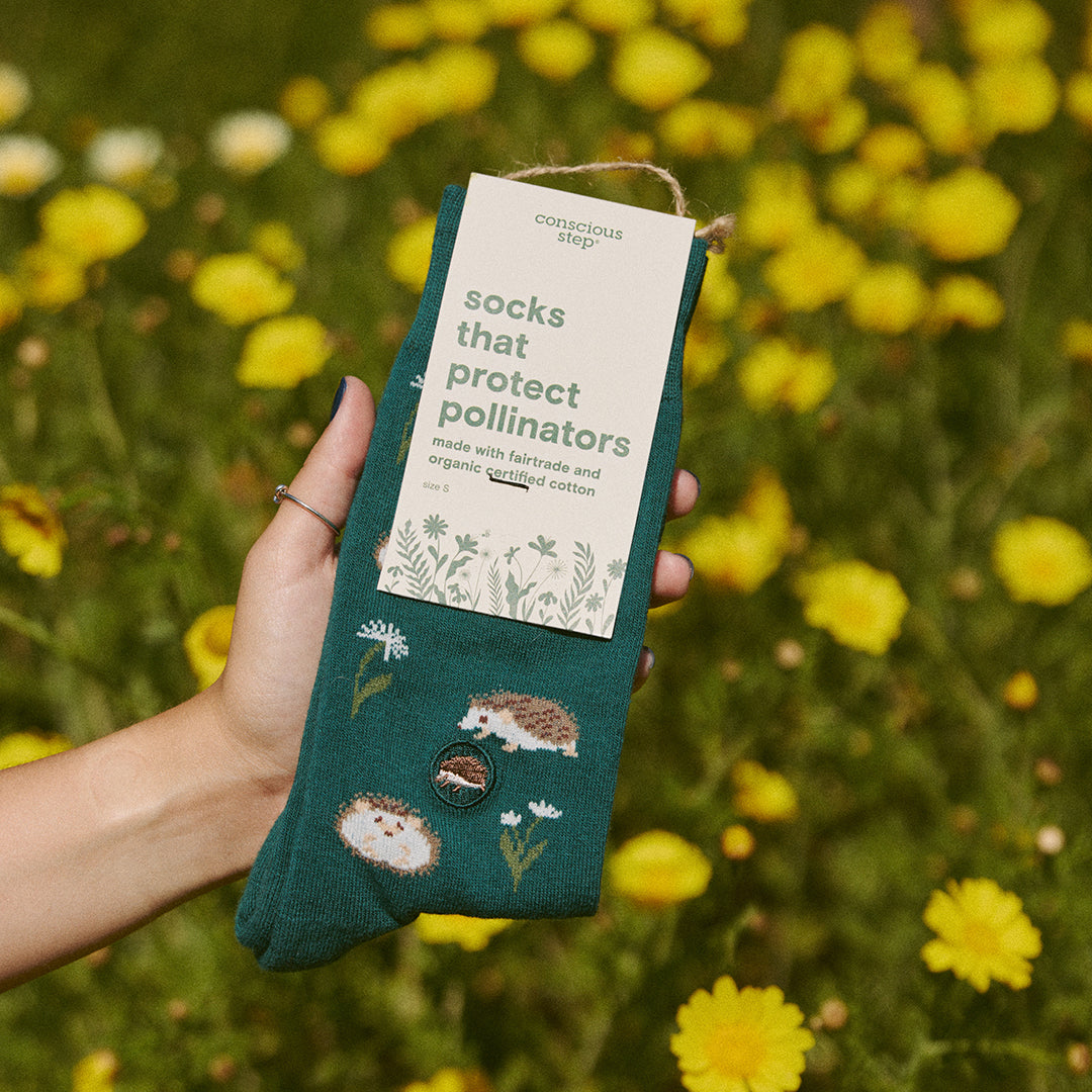 Adult Socks that Protect Pollinators