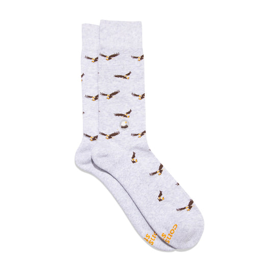 Adult Socks that Protect Bald Eagles