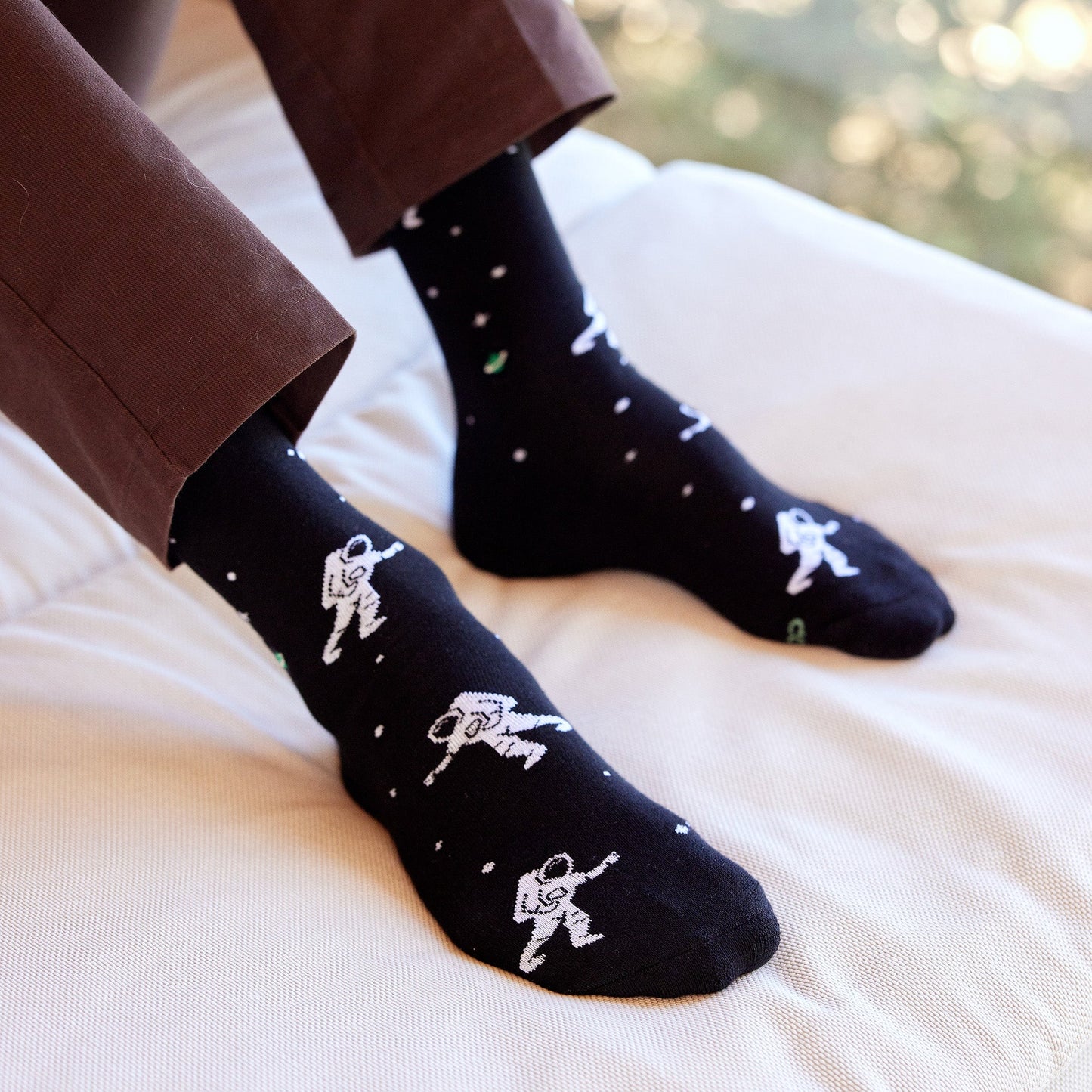 Adult Socks that Support Space Exploration