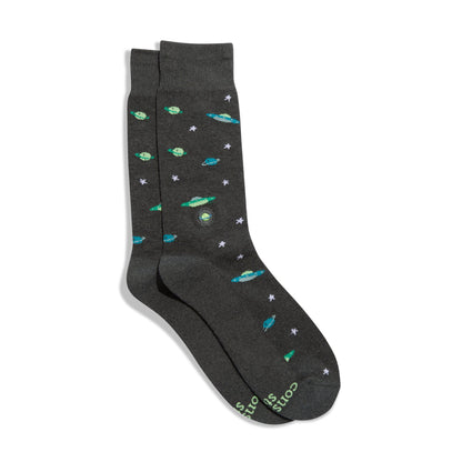Adult Socks that Support Space Exploration