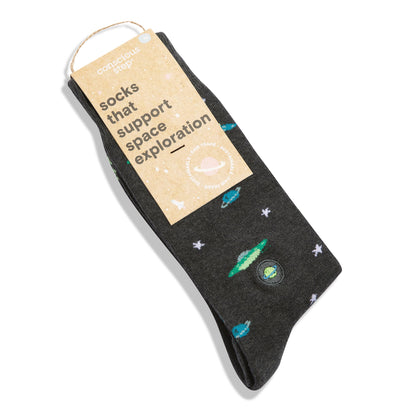 Adult Socks that Support Space Exploration