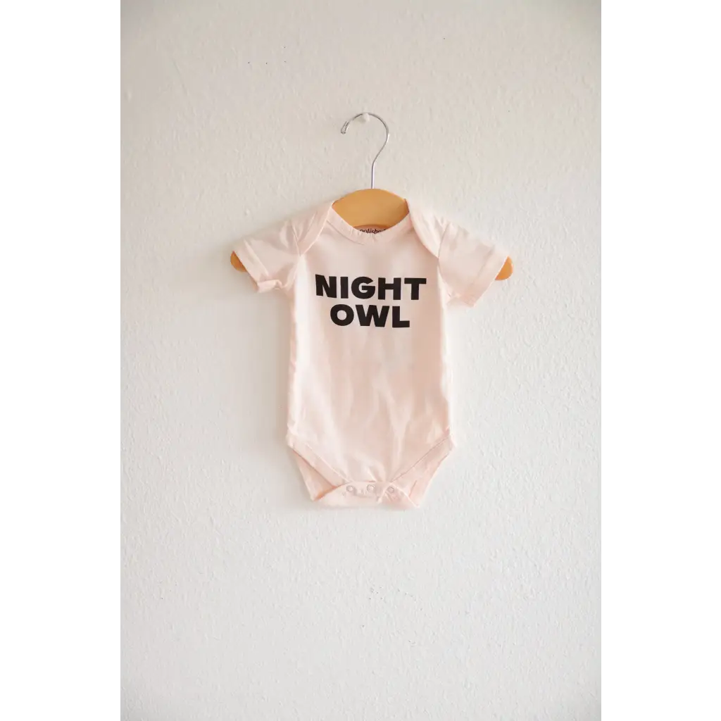 Night Owl Organic Cotton Baby Onesie