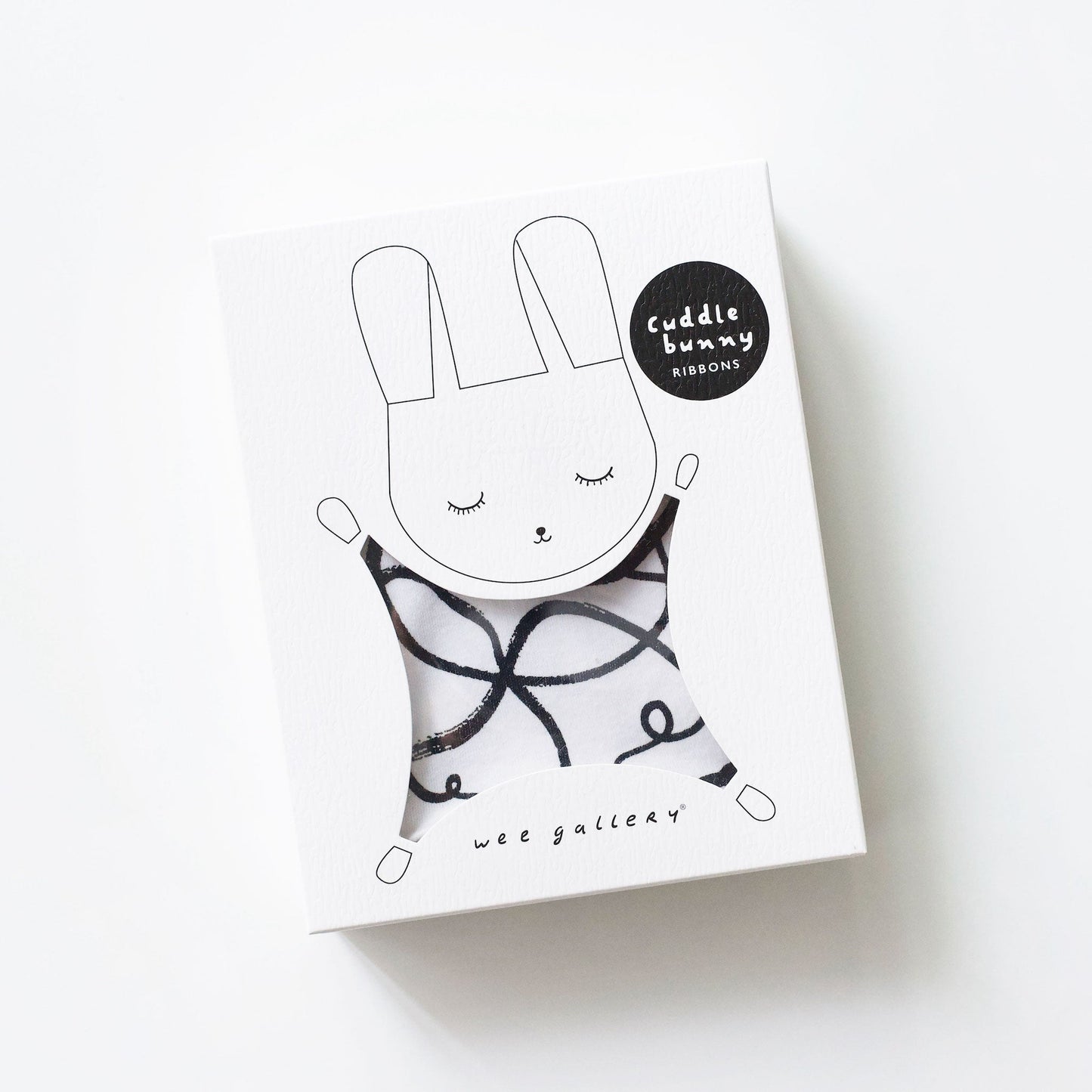 Organic Baby Cuddle Bunny - Ribbons
