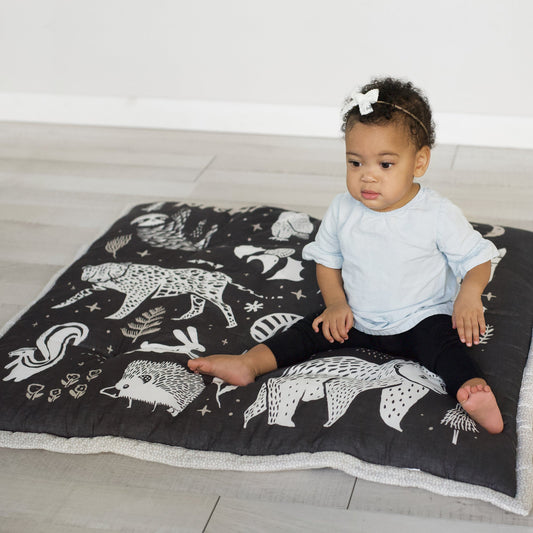 Organic Baby Large Wildlife Reversible Playmat