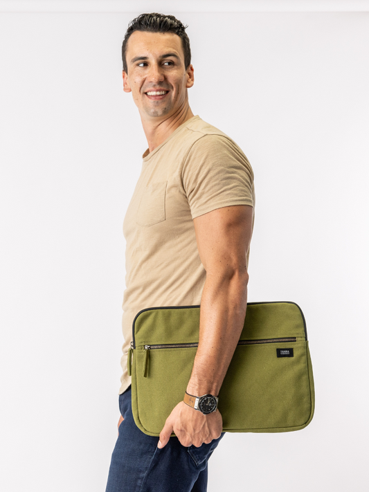 Organic Cotton Erdig Laptop Sleeve (15 Inches)