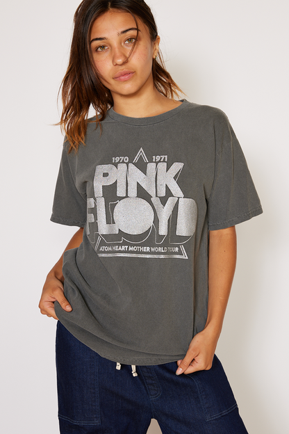 Women's Organic Pink Floyd World Tour Glitter Tee