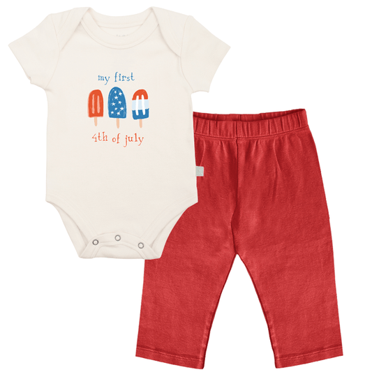 Organic Baby Gift Set - Popsicles 2pc