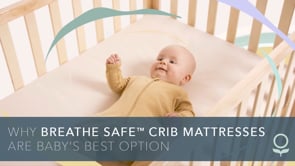 Breathable Organic 2-Stage Baby Crib Mattress