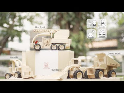 Wooden Toy Bulldozer