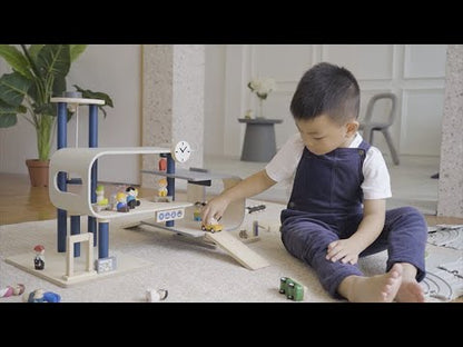 Wooden Toy - Central Station - Car Playset