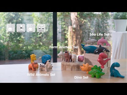 Wooden Farm Animals Set