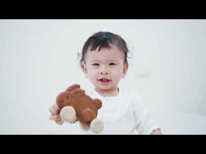 Push Along Bunny - Gray