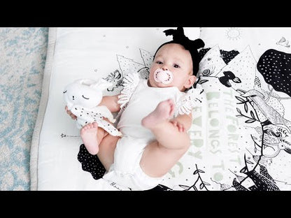 Organic Baby Toy Cuddle Bunny - Stars