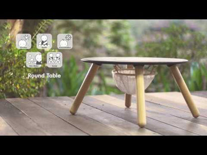 Children's Wooden Round Table