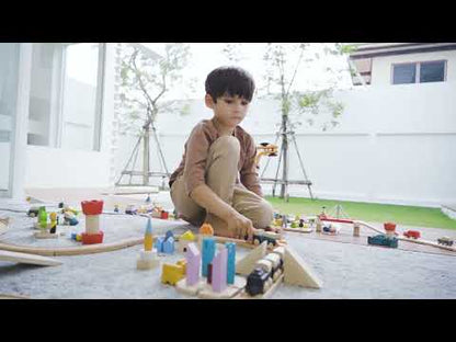 Urban City Wooden Toy Blocks