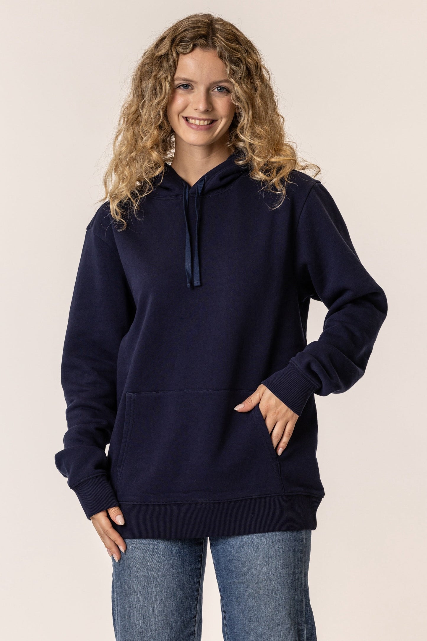 Adult Unisex Organic Cotton Pullover Hoodies