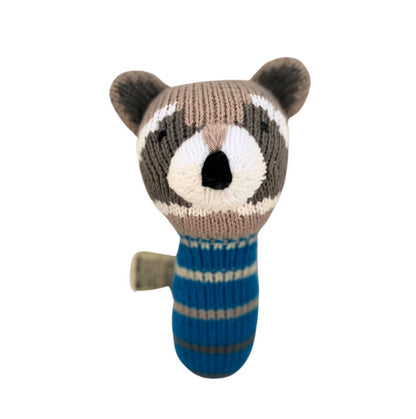 Organic Mini Rattle - Ramsay the raccoon