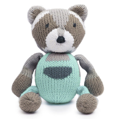 Organic Knit Rattle Buddy - Ramsay the Raccoon