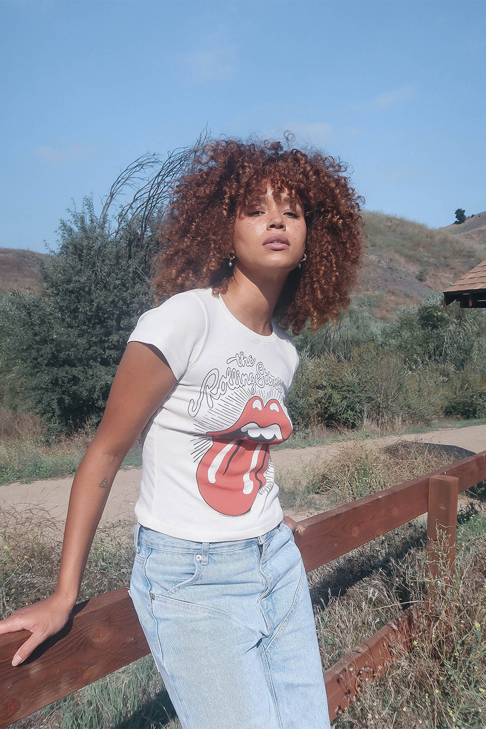 Women's Organic Rolling Stones Ruby Tuesday Tee