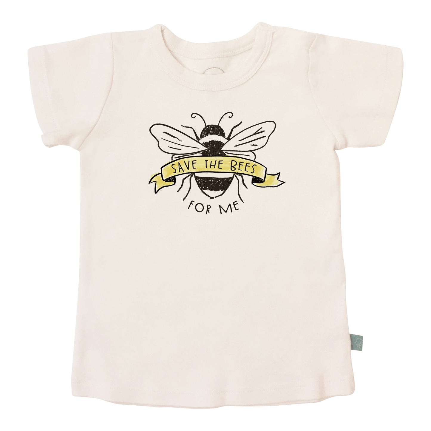 Organic Graphic Toddler Tee - Save the Bees