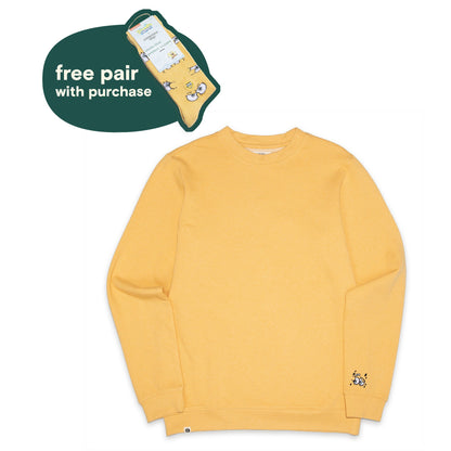 Spongebob Protect Oceans Adult Crew Sweatshirt