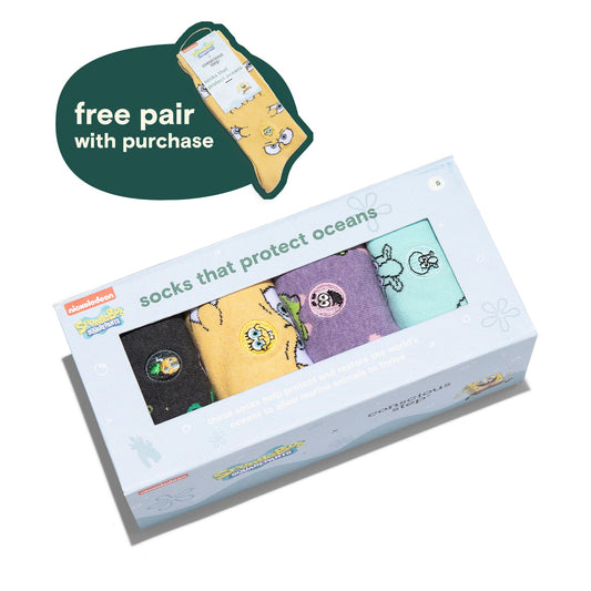 Adult SpongeBob Socks that Protect Oceans