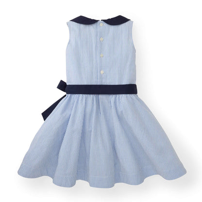 Baby Girl Seersucker Peter Pan Collar Dress