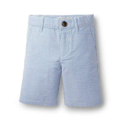 Baby Boy Organic Seersucker Short