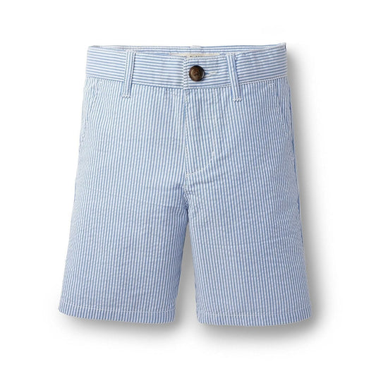 Baby Boy Organic Seersucker Short