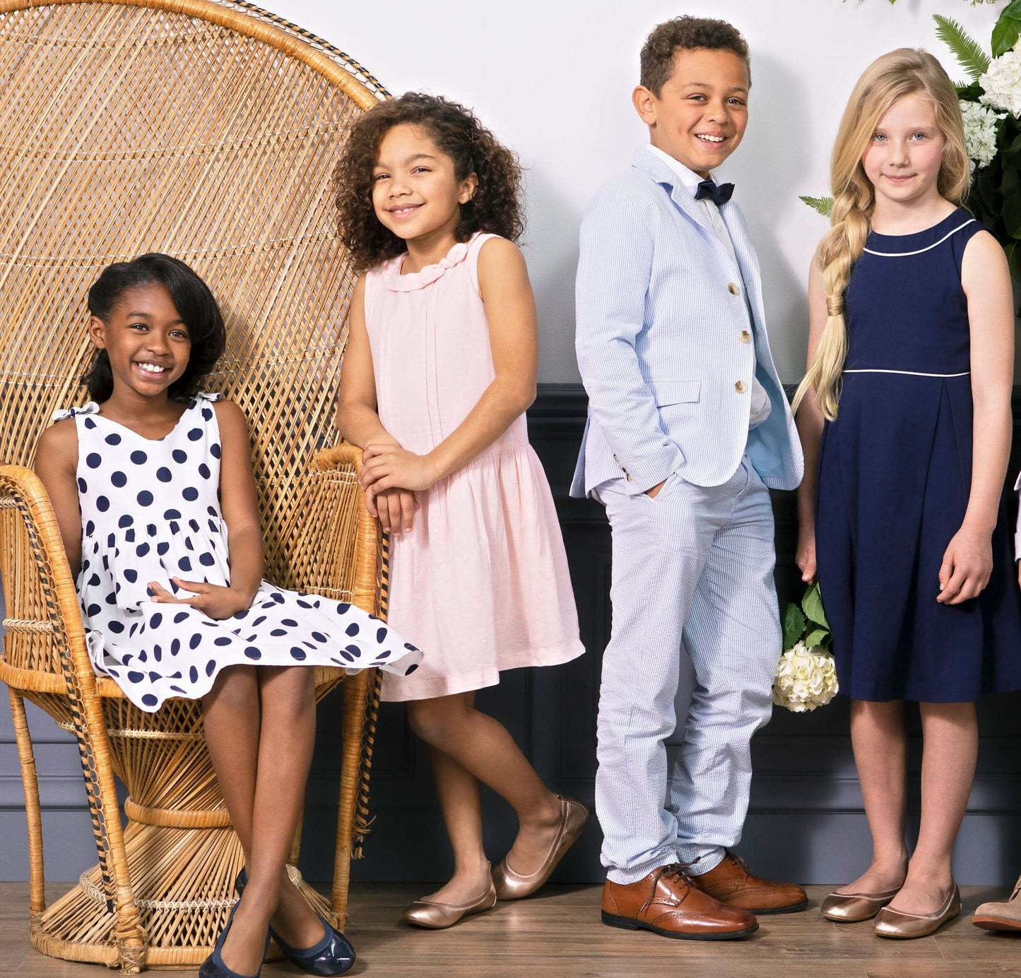 Boys Organic Seersucker Suit Pant