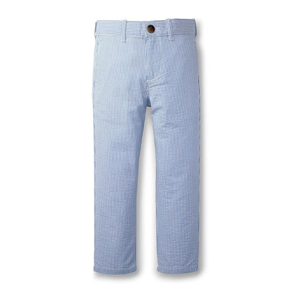Boys Organic Seersucker Suit Pant
