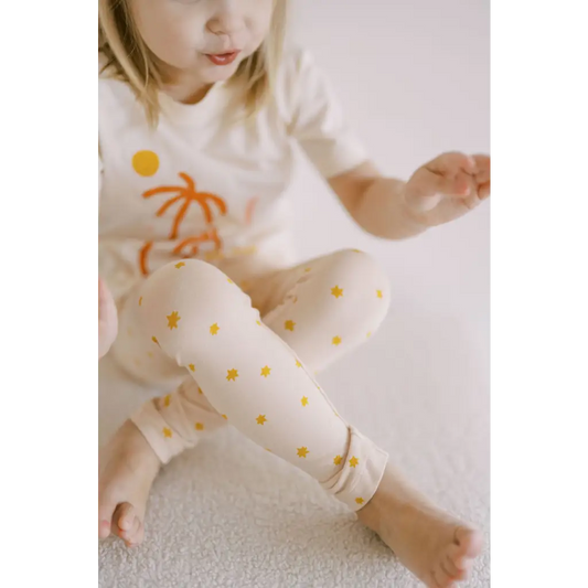 Organic Toddler & Kid Leggings - Shine Bright Star