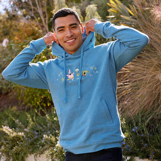 Spongebob Protect Oceans Adult Hooded Sweatshirt