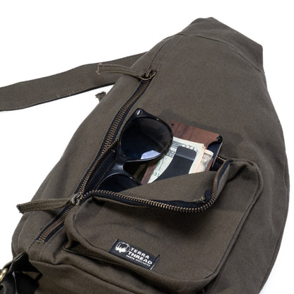 Organic Cotton Gaia Sling bag