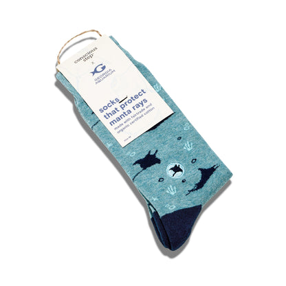 Adult Socks that Protect Manta Rays