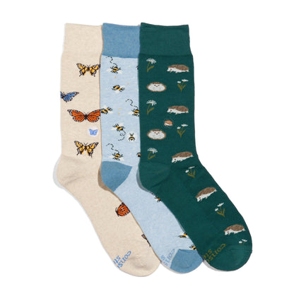 Protect Pollinators Adult Socks Gift Box