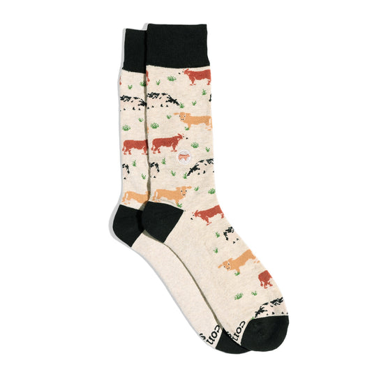 Adult Socks that Save Cows