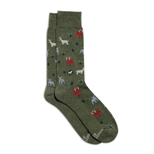 Adult Socks that Save Goats