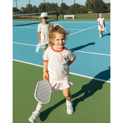 Soft Girls Club Ringer Tee for Kids