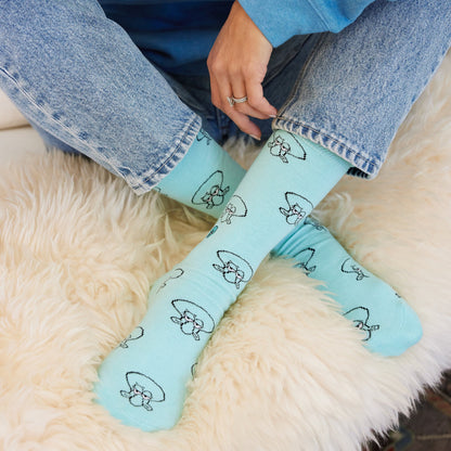 Adult Squidward Socks that Protect Oceans