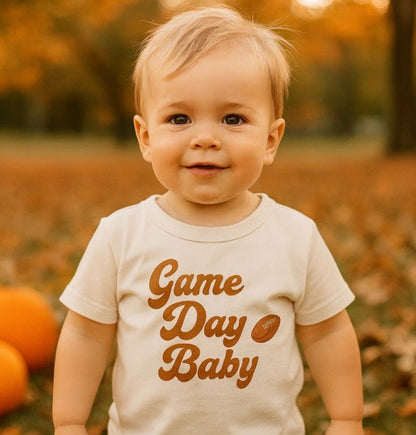 Organic Toddler Graphic Tee - Game Day Baby