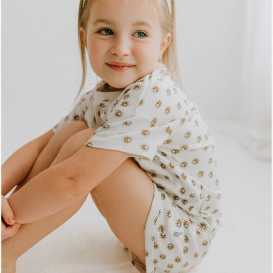 Organic Boxy Toddler Tee - Sun