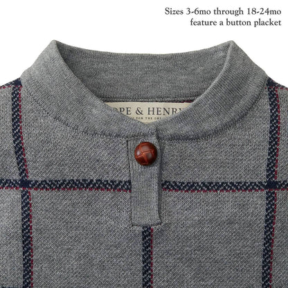 Organic Girls Gray Plaid Sweater Cape