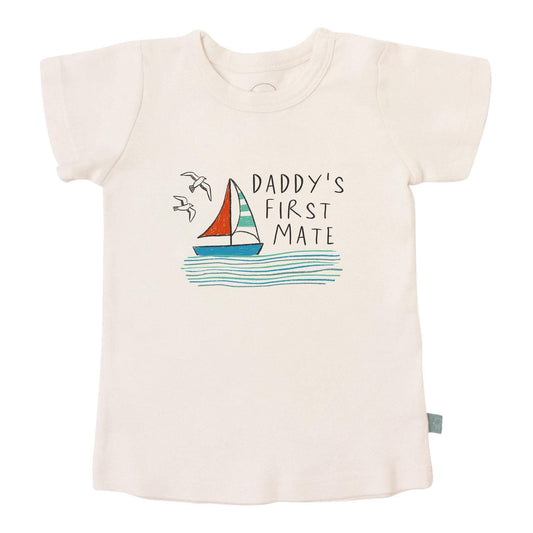 Organic Toddler Graphic Tee - Daddy's First Mate