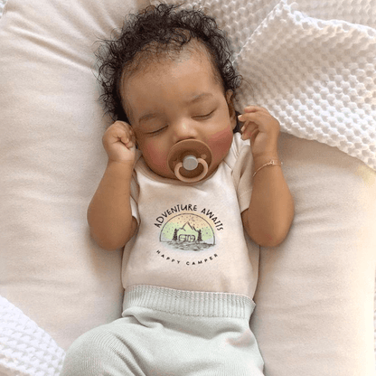Organic Baby Graphic Bodysuit - Adventure Awaits