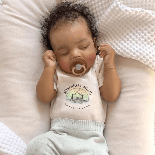 Organic Baby Graphic Bodysuit - Adventure Awaits