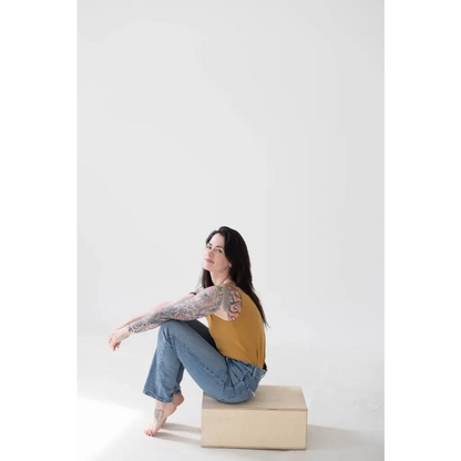 The Mom Tank in Almond