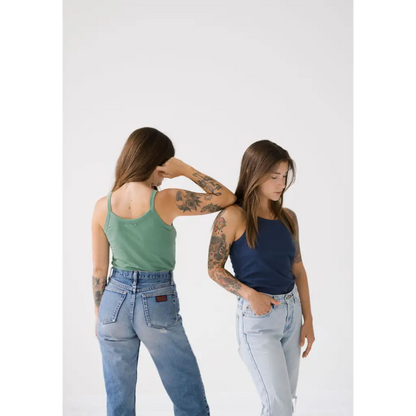Organic Women's Tank Top - Navy