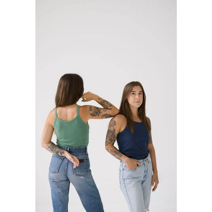 Organic Women's Tank Top - Navy