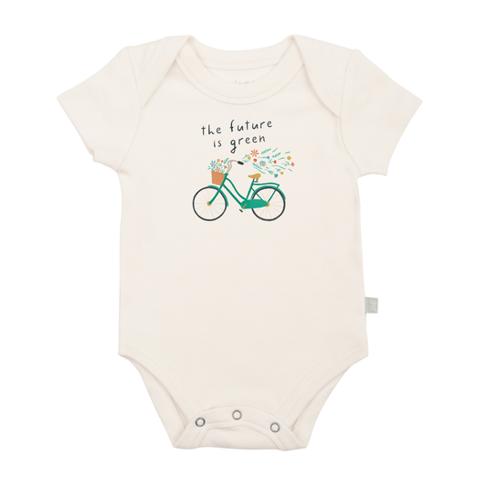 Organic Baby Graphic Bodysuit - Future is Green